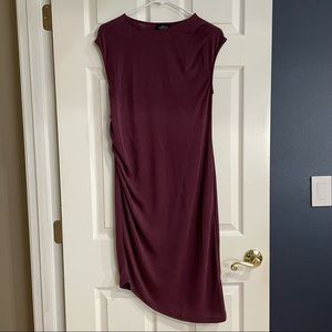 Topshop Maternity Burgundy Purple Sleeveless Dress in Size 4